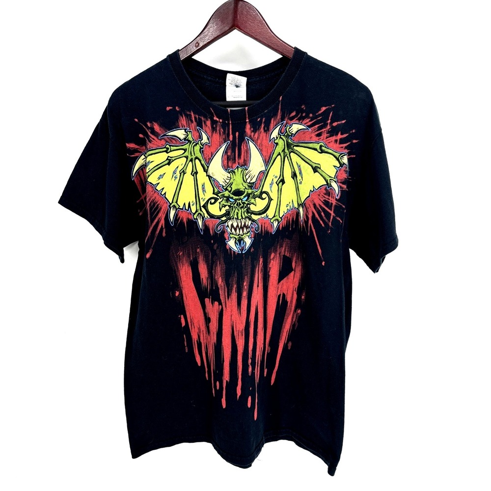 Y2K GWAR Vintage T-Shirt Large Frenchie Bat Metal